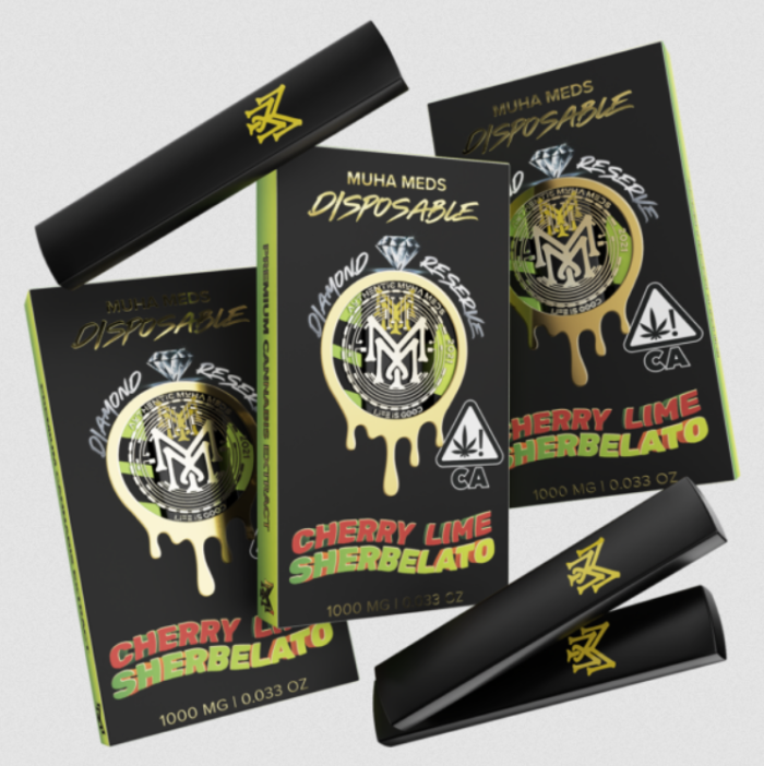 Buy Cherry Lime Sherbalato Diamond Reserve Disposable 1000mg
